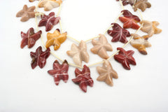 Mookaite 20-24mm starfish shape one side facted beads (ETB01300)