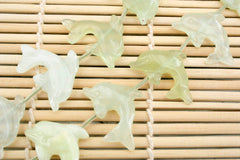 New Jade 29-34.5mm dolphin beads (ETB01273)