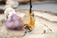 Montana Moss Agate freeform pendants (ETP00327)