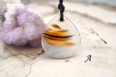 Montana Moss Agate freeform pendants (ETP00325)