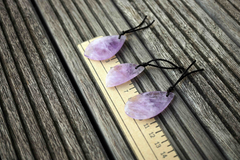 Natural Lavender Amethyst (Madagascar) freeform pendant (ETP00146)