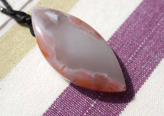 Moroccan Agate Marquise pendant  (ETP00084)