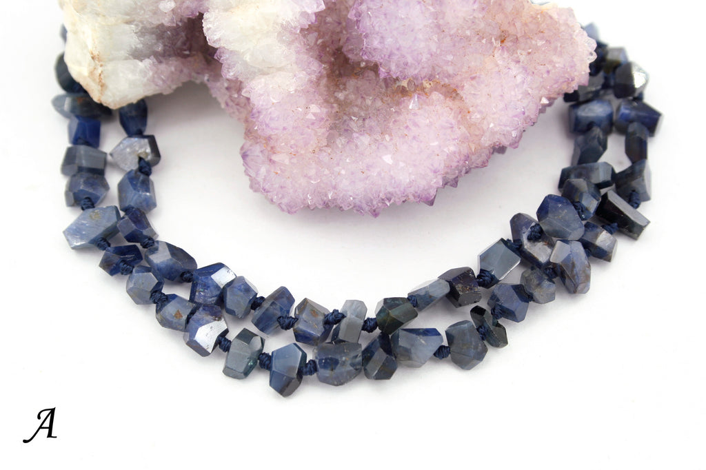 Rare Australia Sapphire faceted beads (ETB01342)