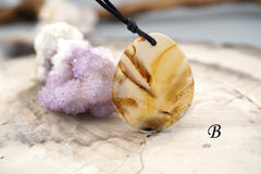 Montana Moss Agate freeform pendants (ETP00319)