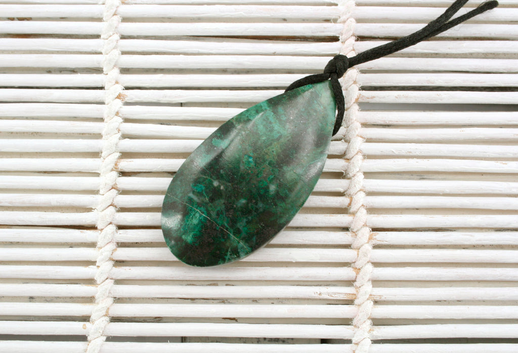 Chrysocolla Freeform Pendant  (ETP00006)
