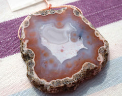 Moroccan Agate AB grade Freeform pendant  (ETP00079)