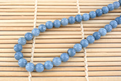 Owyhee Blue Opal 8.5-9mm round beads (ETB01040)