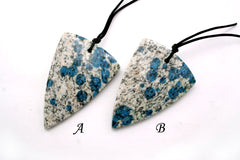 Rare K2 Blue triangle pendant (ETP00251)