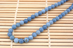 Owyhee Blue Opal 6.5-7mm round beads (ETB00871)
