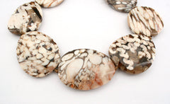 Rare & beautiful Australian Fossil Peanut Wood freeform beads (ETB01261)