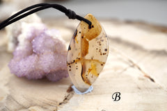 Montana Moss Agate freeform pendants (ETP00327)