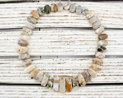 Ocean Jasper 7-11mm freeform beads (ETB01253)