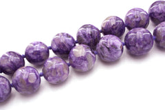 Charoite 15-18.5mm graduate round beads (ETB01161)