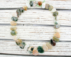 Ocean Jasper freeform beads (ETB00892)