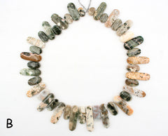 Ocean Jasper 8-12mm freeform beads (ETB00485)