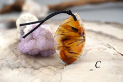 Montana Moss Agate freeform pendants (ETP00319)