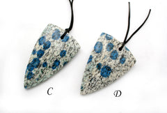 Rare K2 Blue triangle pendant (ETP00251)