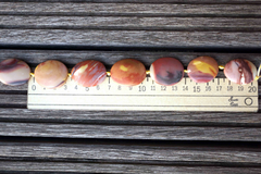 Matte Mookaite jasper 17-24mm freeform beads (ETB00519)