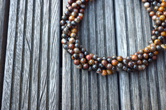 Pilbara jasper 6.5-7.5mm round beads (ETB00504)