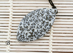 Matte Plume Agate freeform shaped pendants (ETP00225)