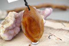 Montana Moss Agate freeform pendants (ETP00111)