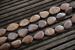 Rare Boulder Opal 21-29mm freeform beads (ETB00575)