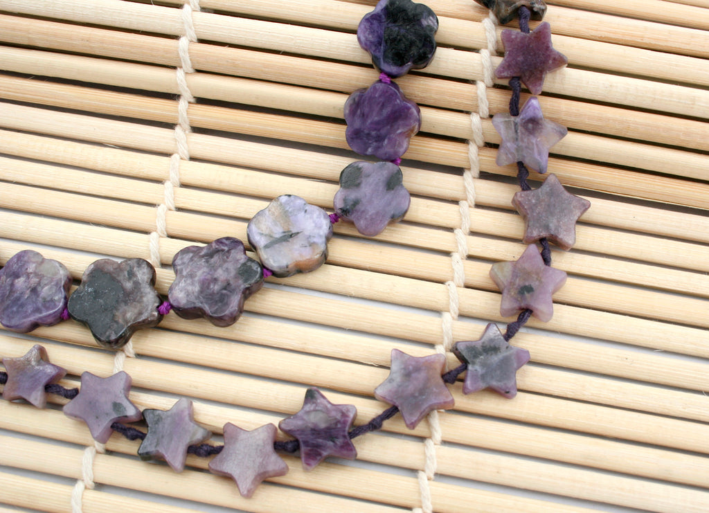 Chaorite flower beads / star beads (ETB01330)