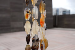 Montana Moss Agate 13-23mm faceted beads (ETB00425)