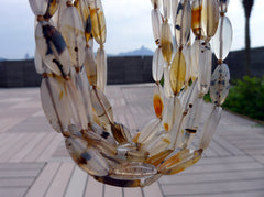 Montana Moss Agate 7-11mm Marquise beads (ETB00477)