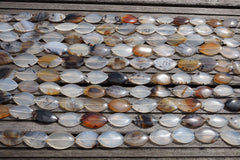 Montana Moss Agate 17-23mm marquise beads (ETB00426)