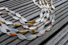 Montana Moss Agate 7-11mm Marquise beads (ETB00477)