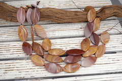 Hickorite oval shape  19-23mm  (ETB01877) Healing crystal/Reiki healing/Healing necklace
