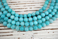 Amazonite AB grade round beads 8-9mm (ETB01874) Peruvian gemstone/Unique jewelry/Vintage jewelry/Gemstone necklace