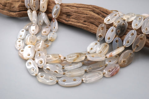 Natural Agate marquise beads 9-11mm (ETB01849) Healing crystal/Reiki healing/Healing necklace
