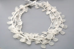 Natural Matte Crystal 11-15mm wave chips beads (ETB01858) Healing crystal/Reiki healing/Healing necklace