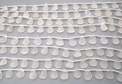 Natural Matte Crystal 11-15mm wave chips beads (ETB01858) Healing crystal/Reiki healing/Healing necklace