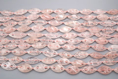 Rose quartz marquise beads 9-12mm (ETB01814) Healing crystal/Reiki healing/Healing necklace