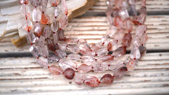 AA Grade Lepidocrocite Quartz faceted beads (ETB00430)