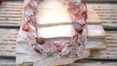 AA Grade Lepidocrocite Quartz faceted beads (ETB00430)