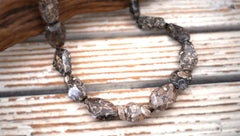 Turritella agate 15-21mm faceted beads (ETB00333)