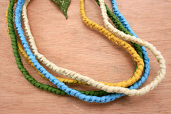 Silk Necklace With Magnet Clasp 46cm (ETO00007)