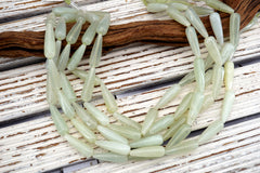 NEW JADE Cone Shape beads 27-29mm (ETB01737) Unique jewelry/Vintage jewelry