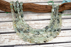 Prehnite With Ediporite beads 10-11mm (ETB01740)  Healing crystal