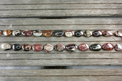 Indian Paint Jasper freeform beads (ETB00983)