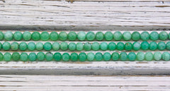 Chrysoprase 6.5-7.5mm round beads (ETB01259)