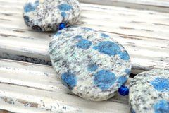 Rare K2 Blue freeform beads (ETB01080)