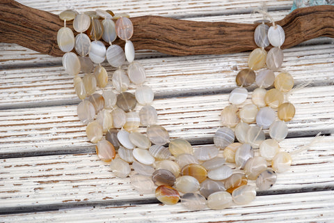 Natural Agate OVAL SHAPE beads 19-22mm (ETB01768) Healing crystal/Reiki healing/Healing necklace
