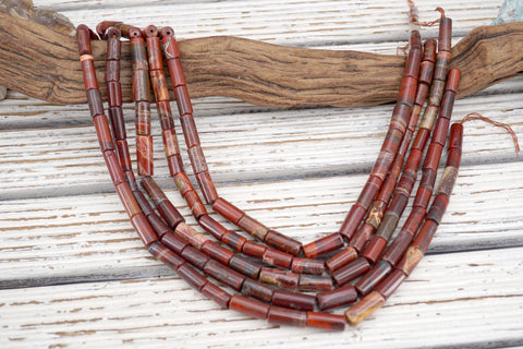 Rainbow Jasper 11-19mm Cylinder beads (ETB01771)