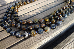 Pietersite 7-8mm round beads (ETB00652)
