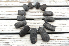 Natural Bryozoan Coral freeform beads (ETB01195)